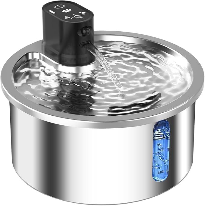 Cat Water Fountain Stainless Steel Constant Temperature Heating Cycle - 0 - CJ