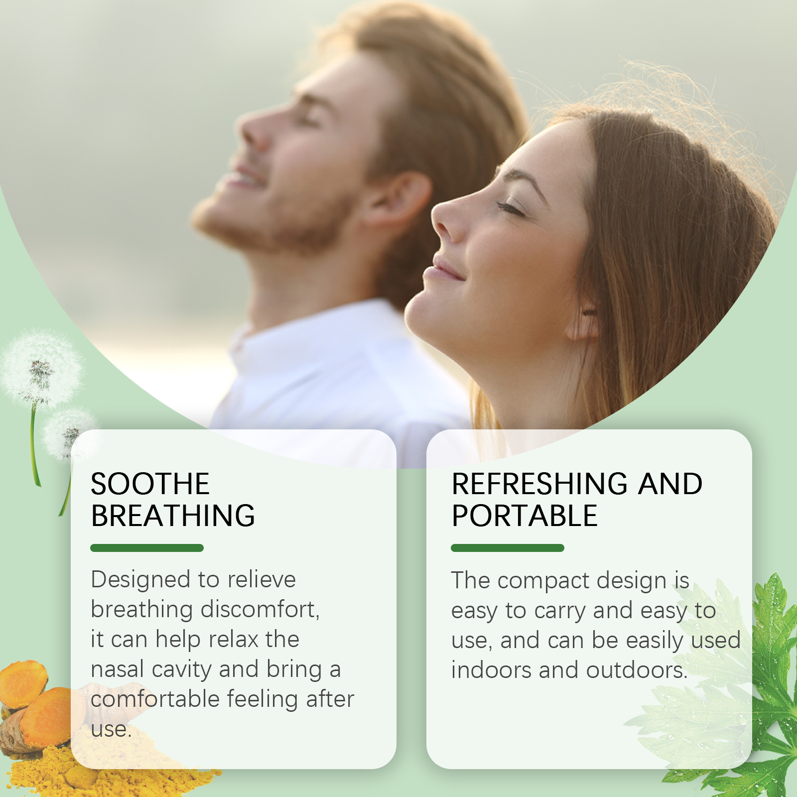 Houkea Herbal Nasal Spray, Soothing Nasal Discomfort Mild Cleansing Herbal Nasal Spray - 5 - CJ