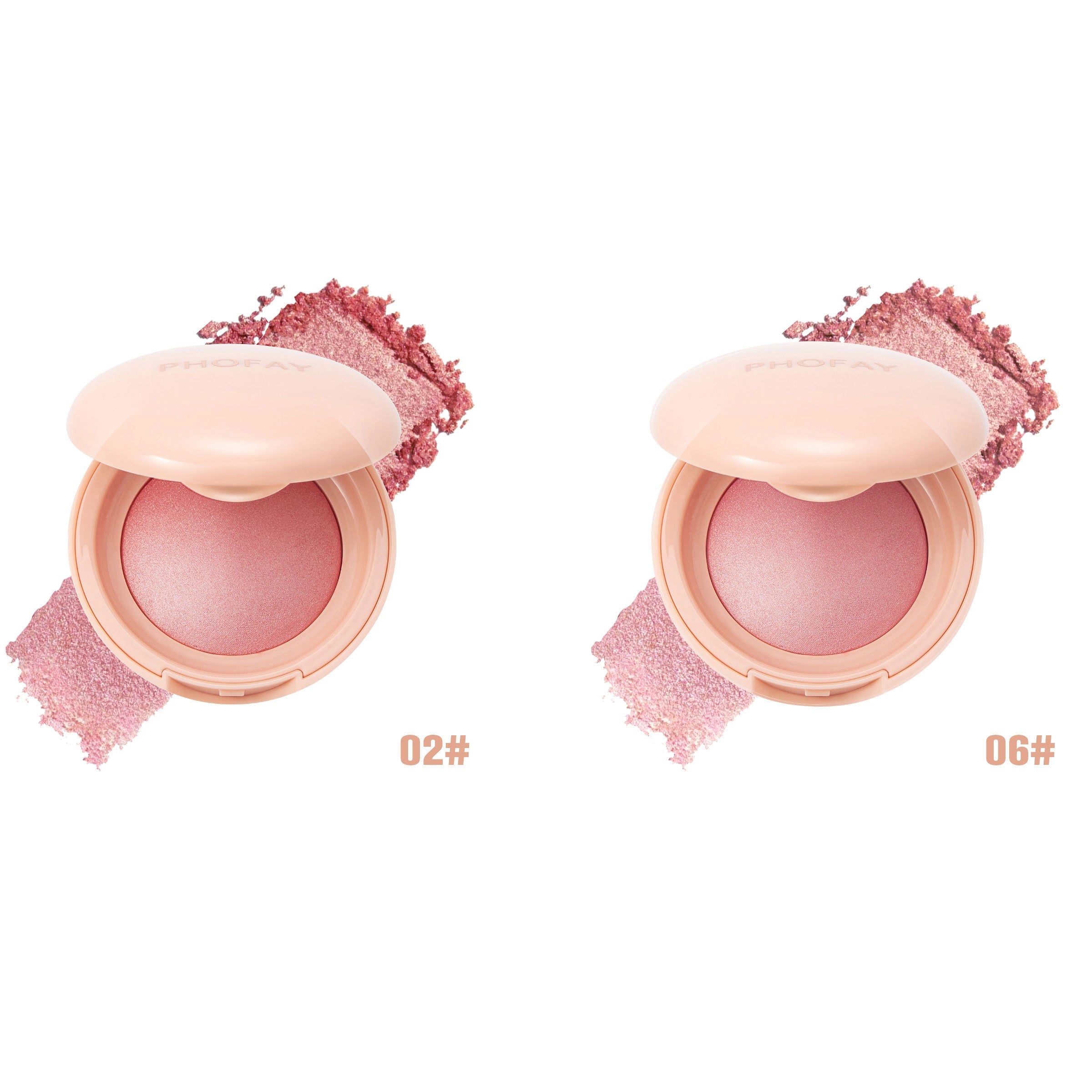 PHOFAY Luminous Powder Blush - 4 - CJ