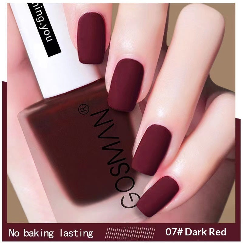 Quick - dry Matte Nail Polish, Non - peel - 0 - CJ