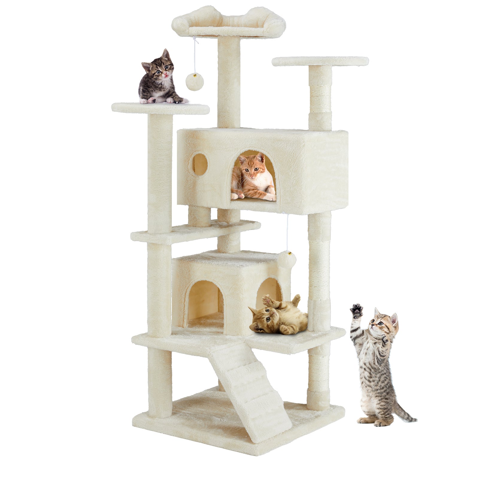 Multi Functional Cat Treehouse Cat Climbing Frame - 5 - CJ
