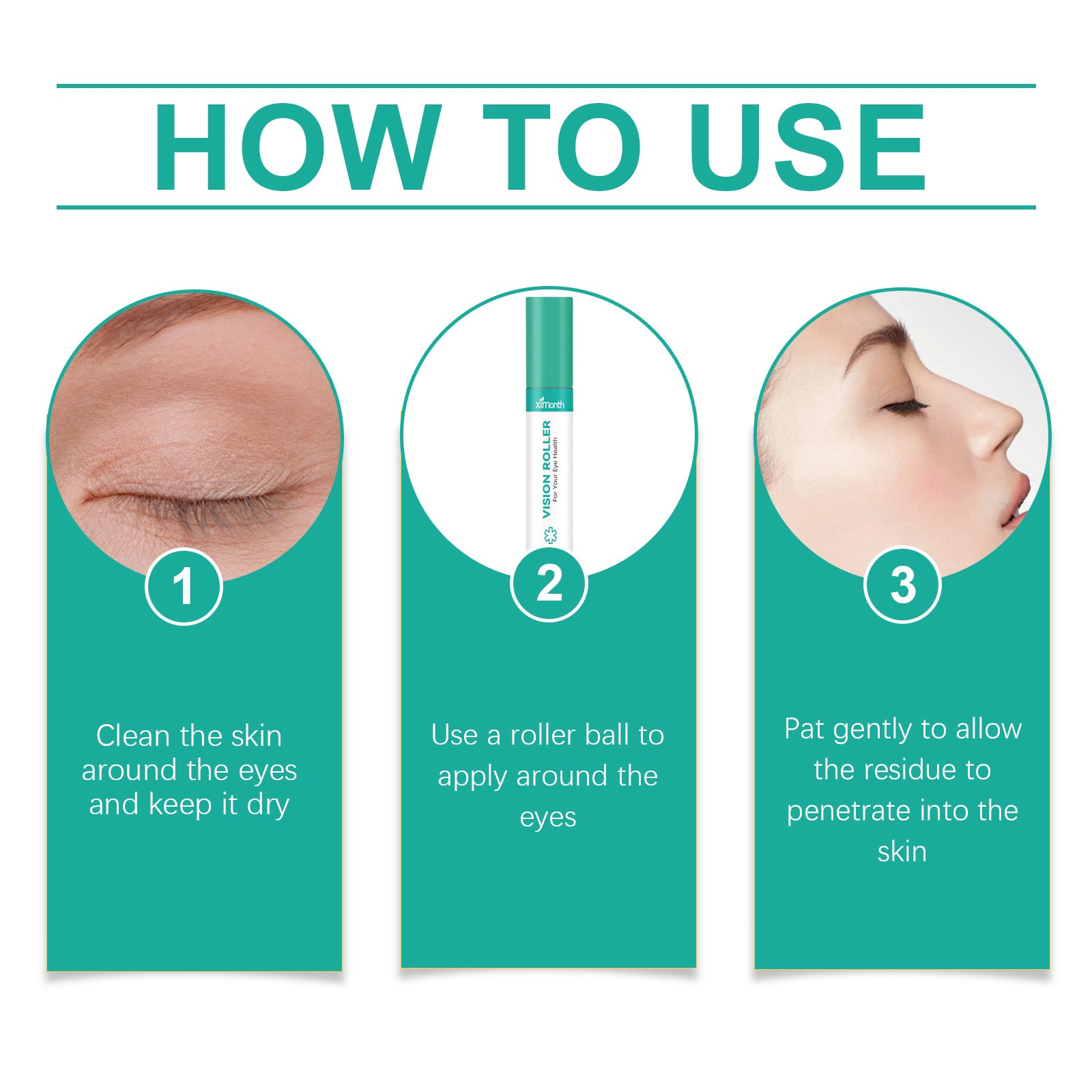 Ximonth Eye Care Roller Relieves Eye Discomfort And Gently Massages Around The Eye - 5 - CJ