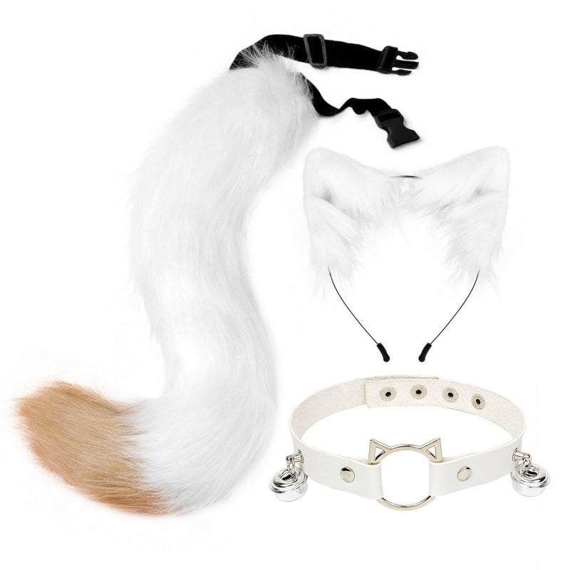 Ear Cat Tail Set Hair Hoop - 0 - CJ