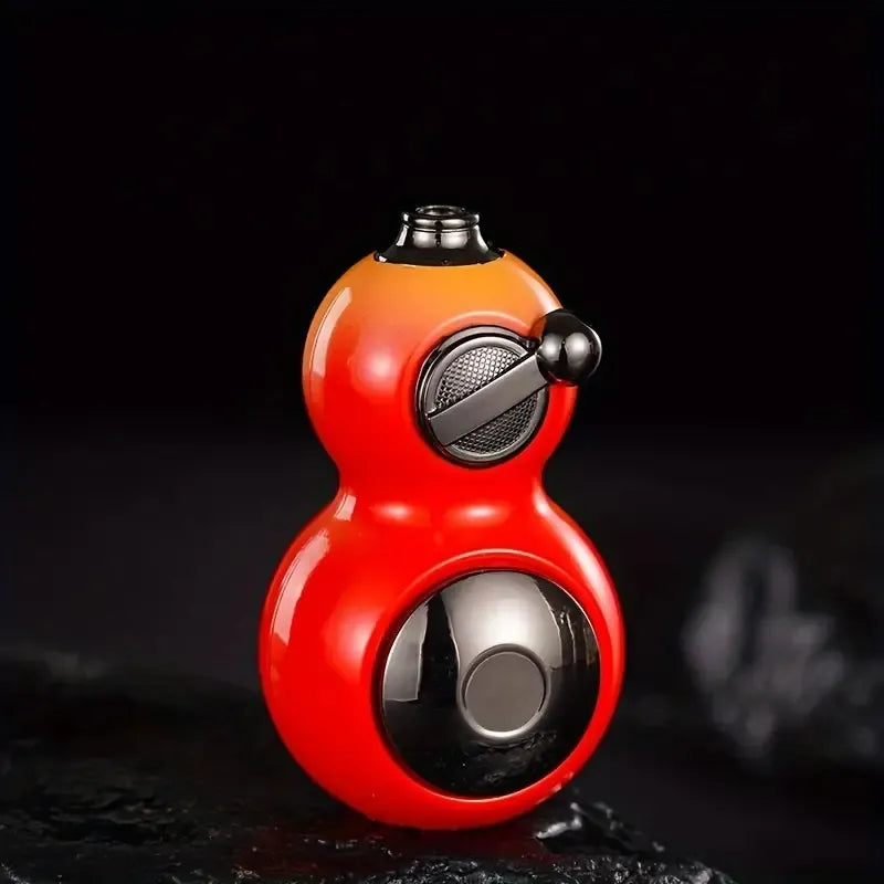 Father's Day Gift On June 15th: Metal Windproof Torch Lighter, Portable In Gourd Shape, Windproof Green Flame, Rotating And Playable Body To Relieve Stress, Surprise Gift, Festival Party, Outdoor (wit - 5 - CJ