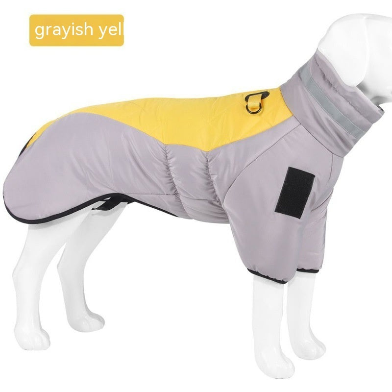 New Winter Dog Coat Waterproof Pet Clothes For Medum Large Dogs Warm Thicken Dog Vest Custome Labrador Jacket - 0 - CJ