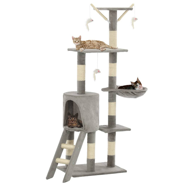 Cat Scratching Post with Sisal Posts 138 cm Cat Scratching Post - 5 - CJ