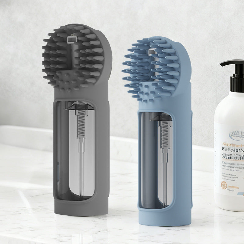 Silicone 2 - in - 1 Multi - Functional Pet Bath Brush - 0 - CJ