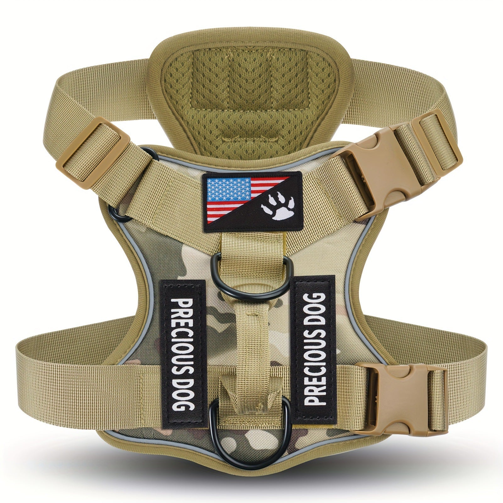 Large Dog Tactical Chest Strap Vest - 0 - CJ