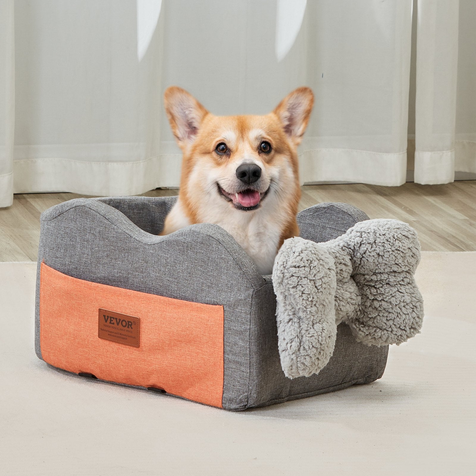Center Console Dog Car Seat Dog Booster Car Seat For Small Dog 8 Lbs - 5 - CJ