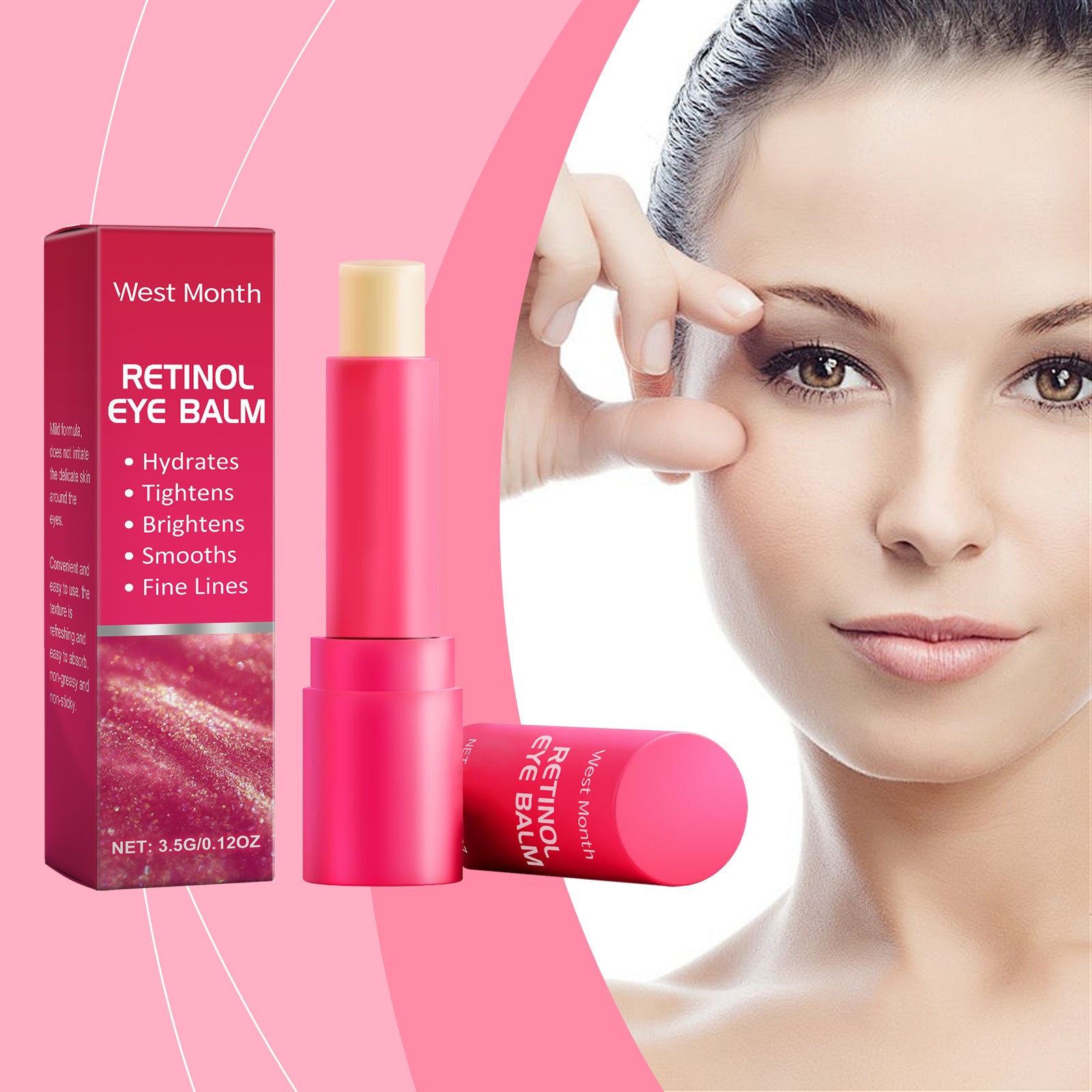 West&Month Moisturizing Eye Cream Stick, Moisturizing And Firming Eye Cream - 5.0 - CJ