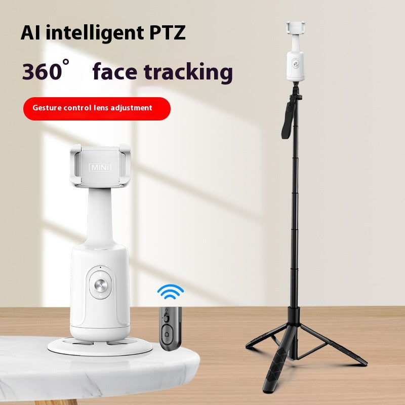 360 Auto Face Tracking Gimbal AI Smart Gimbal Face Tracking Auto Phone Holder For Smartphone Video Vlog Live Stabilizer Tripod - 4 - CJ - P01Bracket Edition white - CJSJ162318705EV