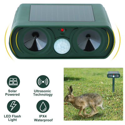 Ultrasonic Animal Repellent Solar Motion Sensor Repellent IPX4 Outdoor Waterproof Type, No Delivery On Weekends - 5 - CJ