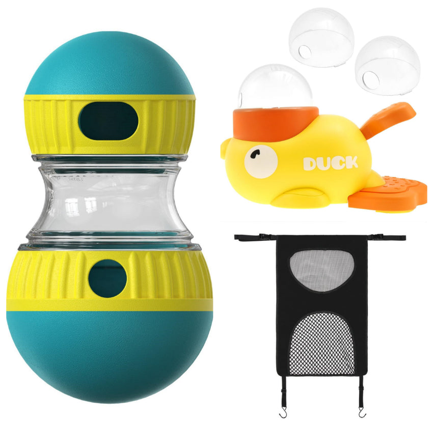 Food Dispensing Dog Toy Tumbler Leaky Food Ball Puzzle Toys Interactive Slowly Feeding Protect Stomach Increase Intelligence Pets Toy Pet Products - 0 - CJ