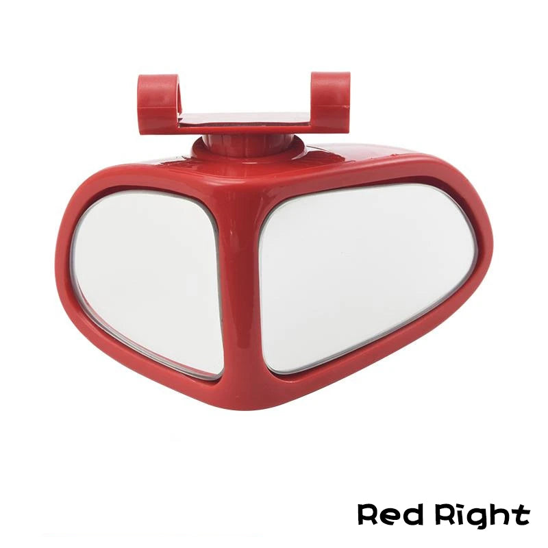 Car Reversing Small Round Mirror Front And Rear Wheel Wide - Angle Mirror Double - Sided Auxiliary Rearview 360 Adjustable Wide Angle Side Rear View Mirror For Car - 5.0 - CJ