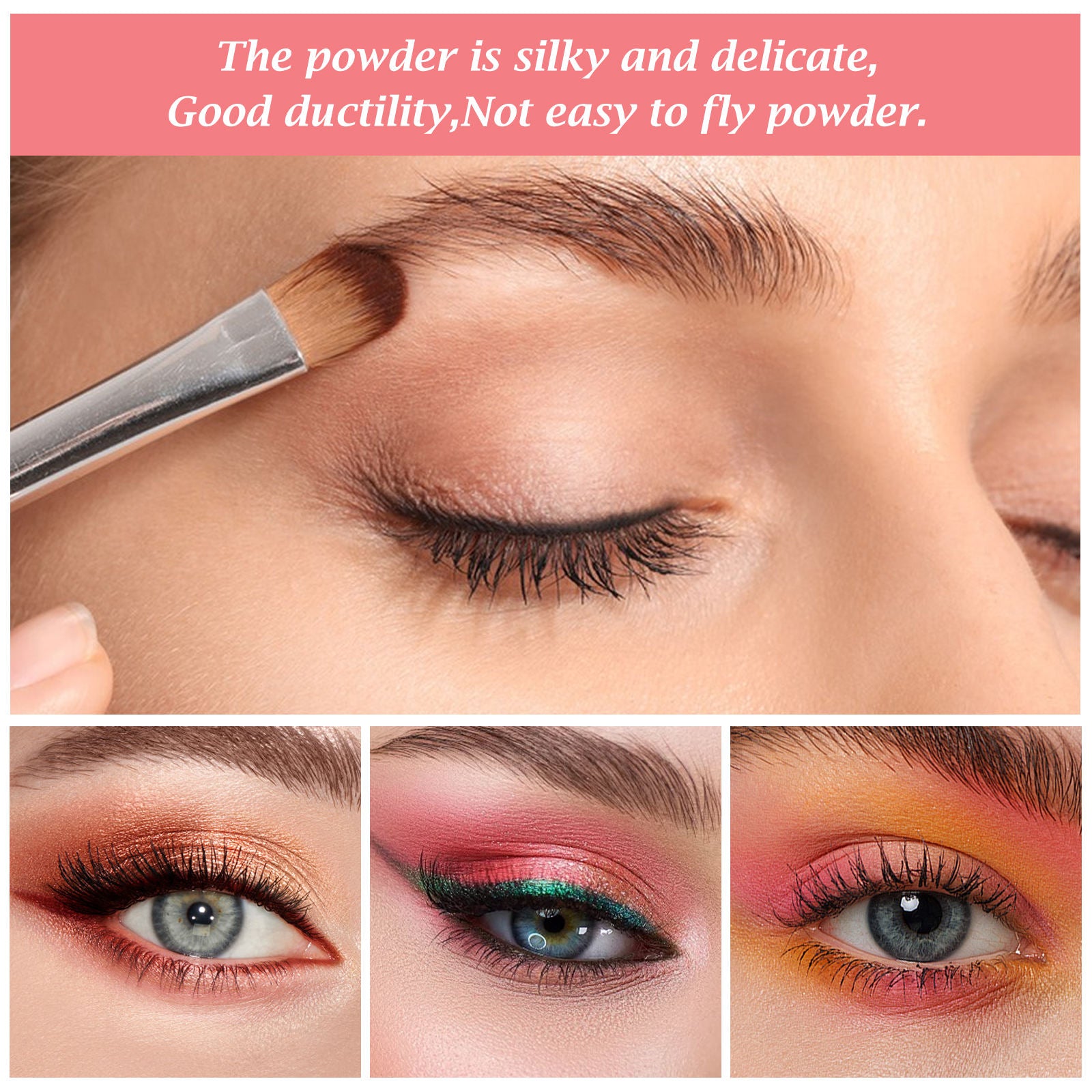 Las Chicas High Pigment Silky Hydroxybenzophenone Non - Vegan Cruelty - Free Cream 12 - Color Eyeshadow Palette Makeup Palette - 5 - CJ