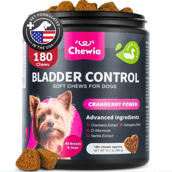 Dog UTI Treatment Dog Cranberry Supplement For Bladder Kidney Health by CJ