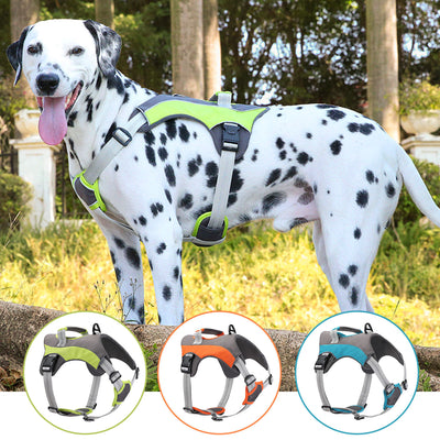 Breathable Large Dog Chest Harness With Leash - 0 - CJ