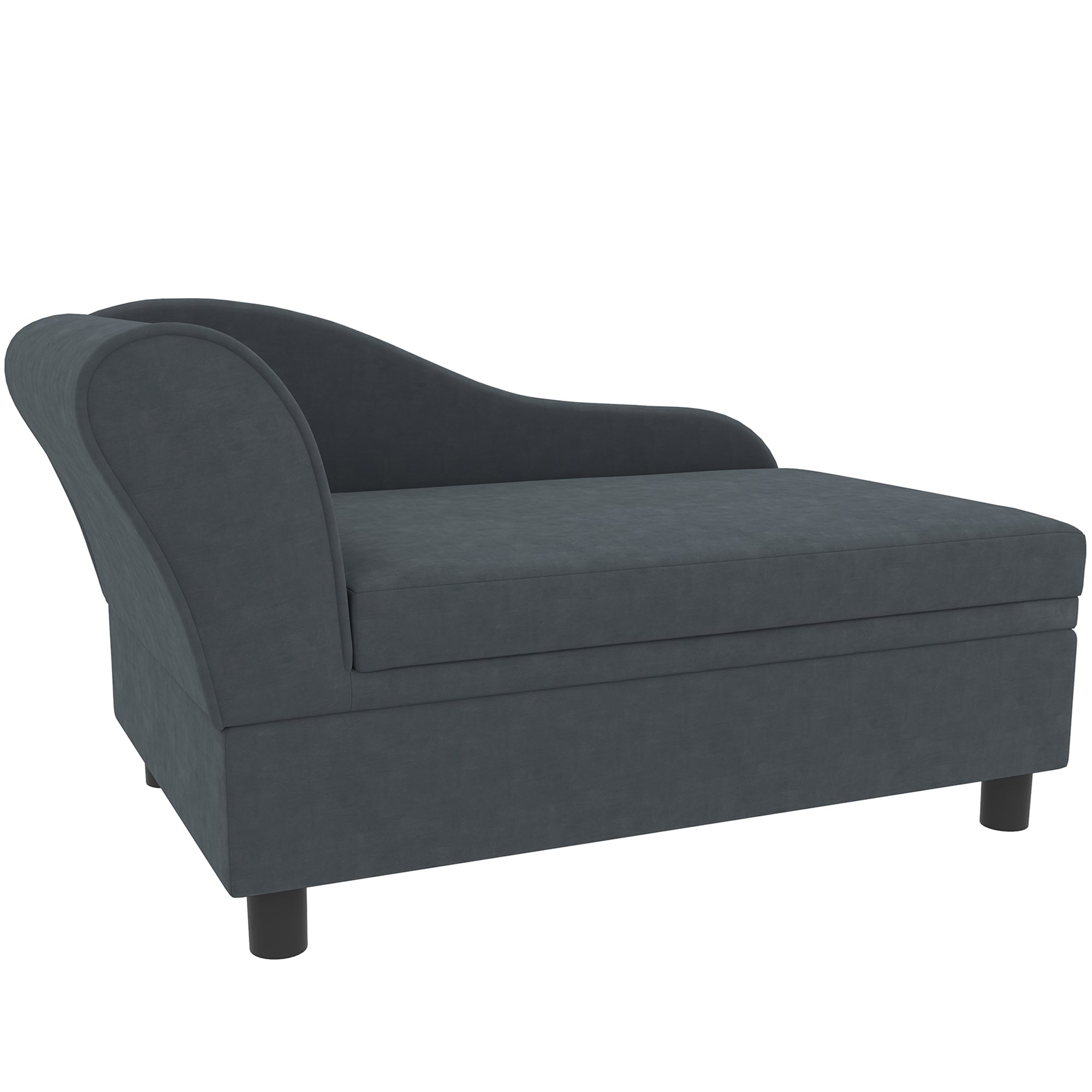 Pet Sofa Bed Couch With Storage, Pet Sofa For Cats And Small Dogs, Dark Gray - 5 - CJ