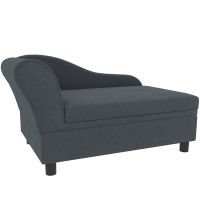 Pet Sofa Bed Couch With Storage, Pet Sofa For Cats And Small Dogs, Dark Gray - 5 - CJ