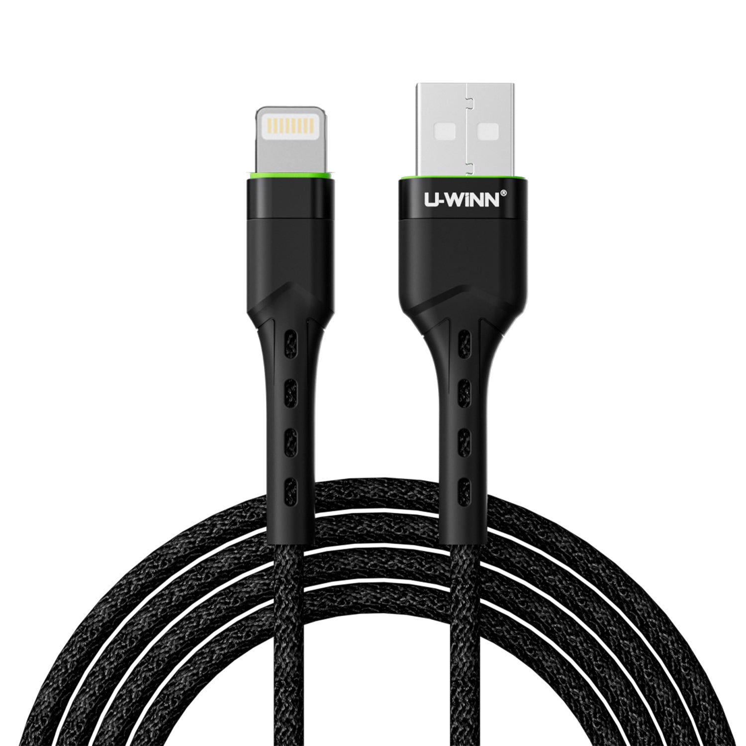 L203 Lightning Cable 2.4A 1M Black USB 3.0 UWINN - 5 - CJ