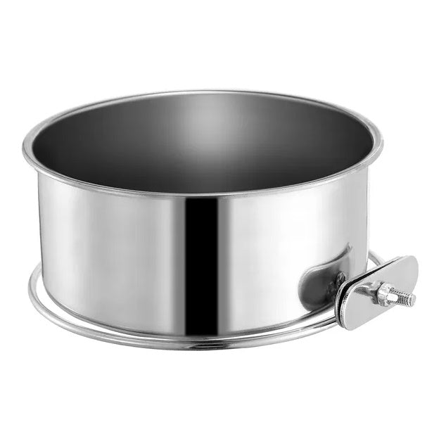 Tainless Steel Dog Bowl Pets Hanging Food Bowl Detachable Pet - 5 - CJ