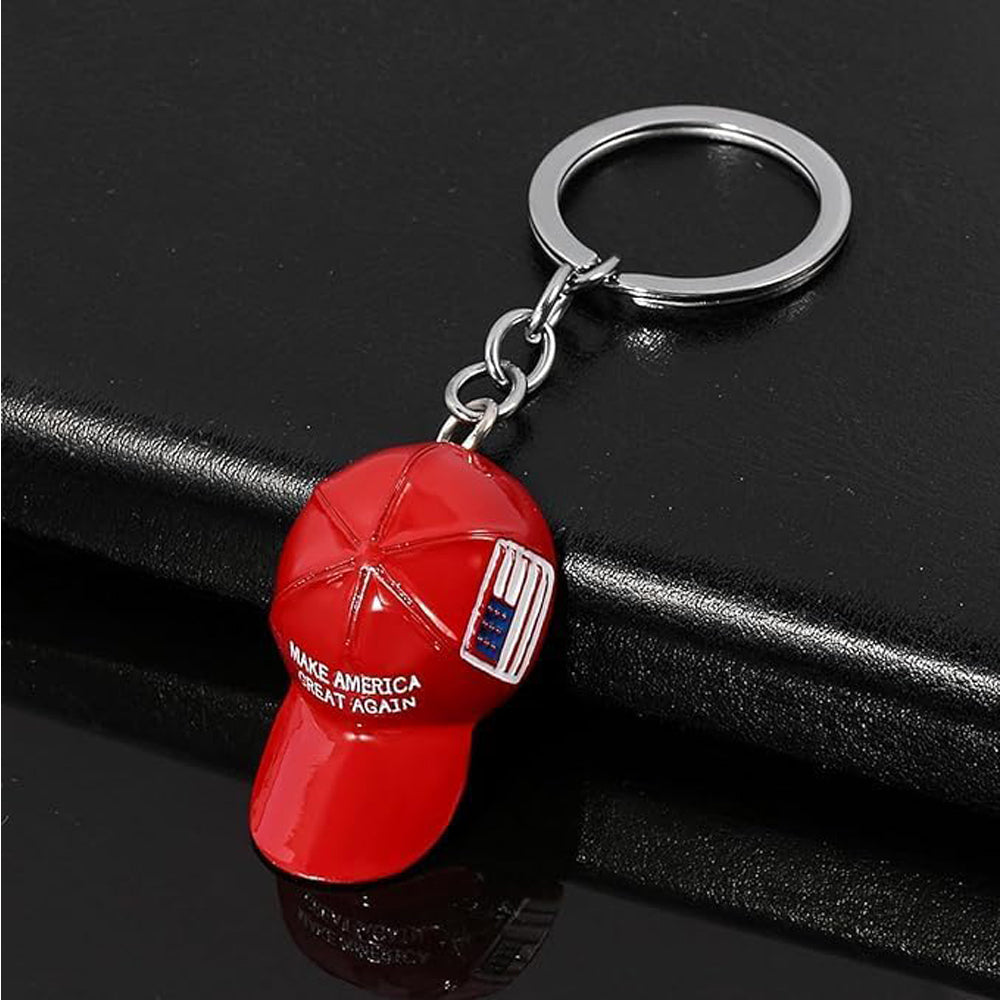 6PCS Trump Redcap Keychain Pendant Hanging Ornament - 5 - CJ
