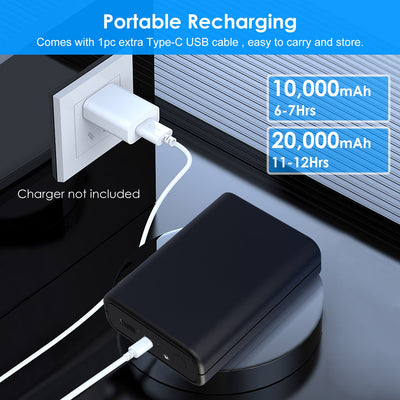 1Pc 10,000mAh OR 20,000mAh 5V 2A Power Bank For Heated Jackets Vests Pants Gloves Scarves DC 7.4V 2A Heated Clothing Replacement Battery Pack For Men Women - 5 - CJ