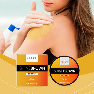 OUHOE Black Cream Aloe Vera Gel, Sunburn Repair Gel Summer Beach Tanning Lotion - 5 - CJ