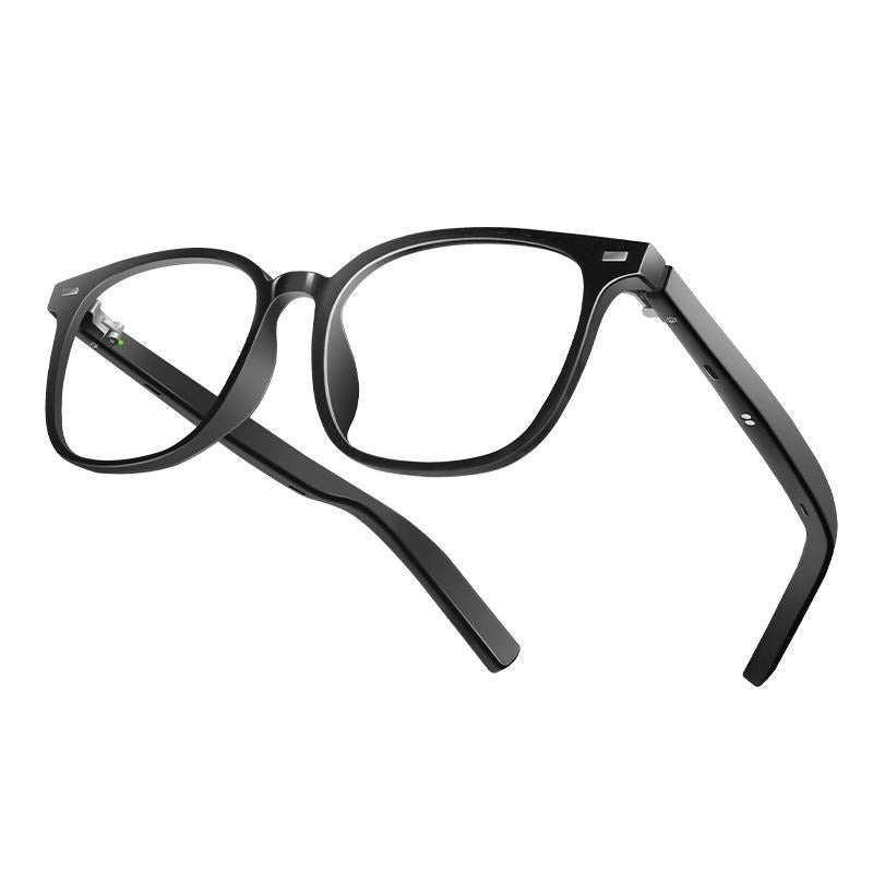 Smart AI Bluetooth Glasses With Magnetic Interchangeable Lenses - UV&Blue Light&Night Vision, Open Ear Speakers, Touch Control, 8H Battery - 5 - CJ