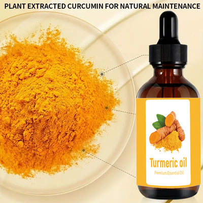 Turmeric Oil 30ml - For The Face Turmeric Serum For Dark Spots Corrector Serum For Face & Body, Anti Aging Facial Serum For Women Men, Reduces Hyperpigmentat - 5 - CJ