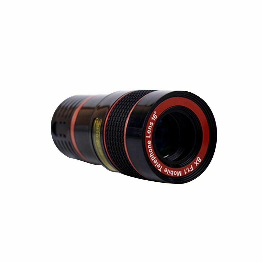 HD 8X Clip On Optical Zoom Telescope Camera Lens For Universal Mobile Cell Phone - 5 - CJ