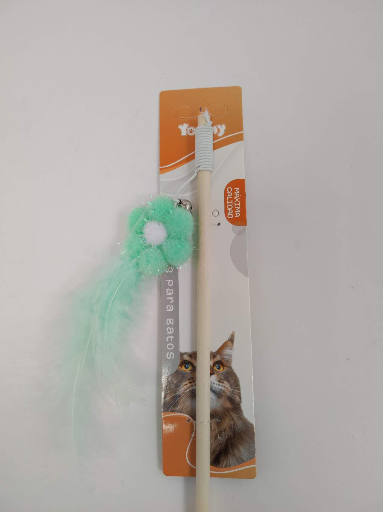 Wooden Pole Small Flower, Cat Teasing Stick - 5 - CJ