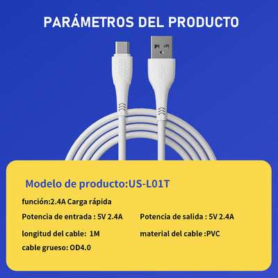 L01 USB - C Cable 2.4A 1M White USB 3.0 UWINN - 5 - CJ