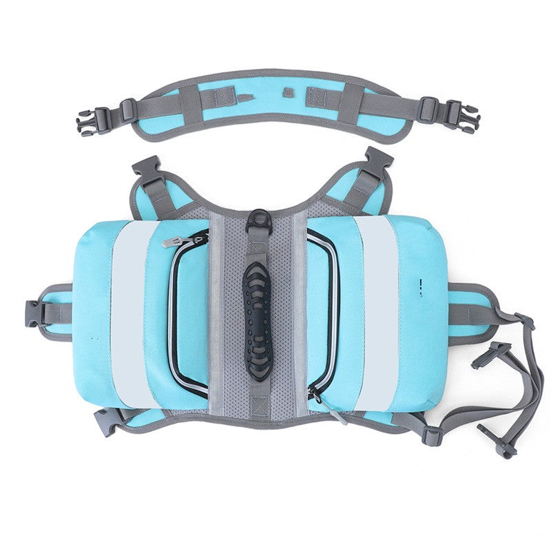 Outdoor Large Dog Backpack For Pets - 0 - CJ - Blue - CJGX173743306FU