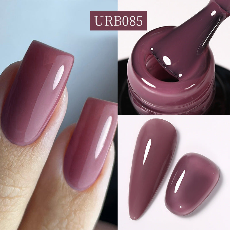 Reinforced Long - lasting No - file Base Coat With Shimmering Glitter Gel Polish - 0 - CJ