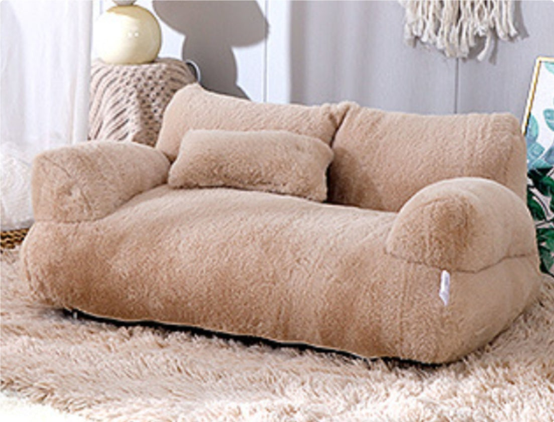 Luxury Cat Bed Sofa Winter Warm Cat Nest Pet Bed For Small Medium Dogs Cats Comfortable Plush Puppy Bed Pet Supplies - 0 - CJ