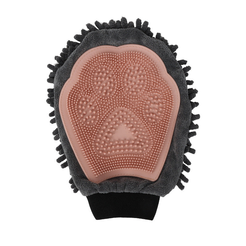 Pet Bathing Brush 2 - in - 1 Grooming Glove Elegant Dog Grooming Tool For Brushing, Massaging, And Drying Pet Grooming Kit For Dog Cat 2 - Sided Bathing Brush Cleaning Massage Glove - 5 - CJ