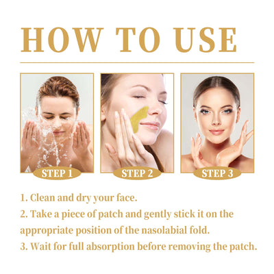 EELHOE Retinol Nasolabial Folds Patch, Nourish Skin Smooth And Delicate Skin Improves And Reduces Fine Lines - 5.0 - CJ