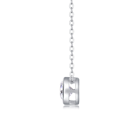 1Purity - A Fashionable And Luxurious Diamond Jewelry Pendant Set With 1 - carat Moissan Diamond S925 Sterling Silver Prohibit TikTok sales - 5 - cj