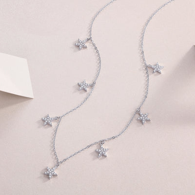 1Star Love - A Fashionable And Luxurious Diamond Jewelry Pendant Set With Moissanite S925 Sterling Silver And Platinum Plating Prohibit TikTok sales - 5 - CJ