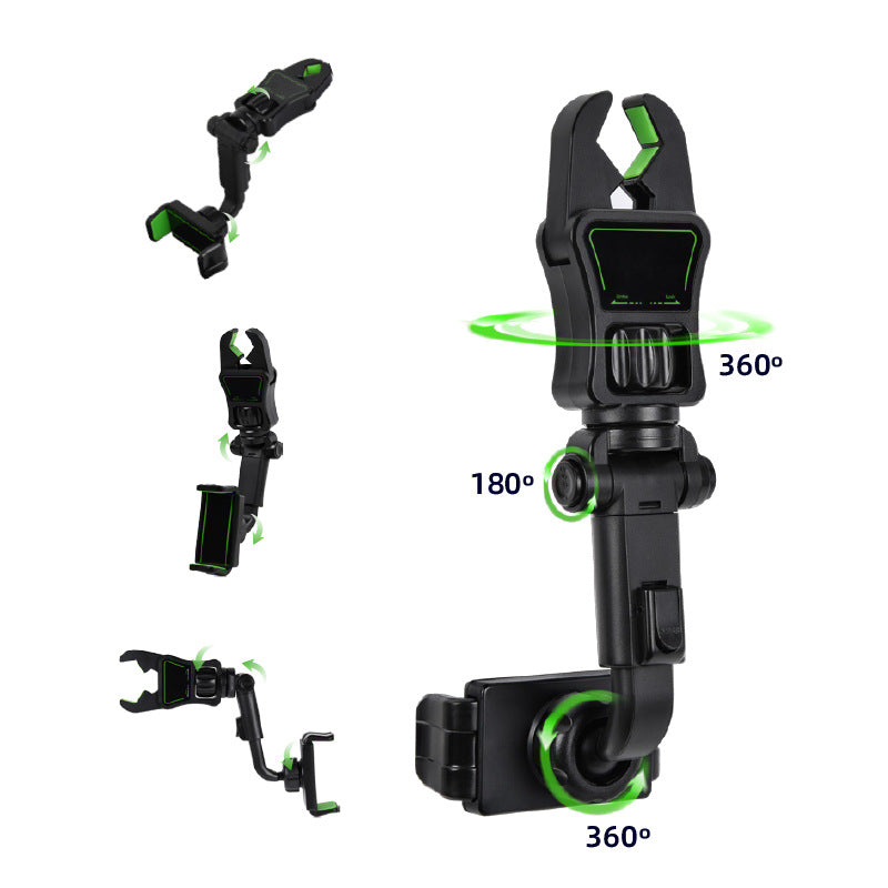 New Car Mobile Phone Holder Rear View Mirror Bracket AR Navigation Pillow - 0 - CJ