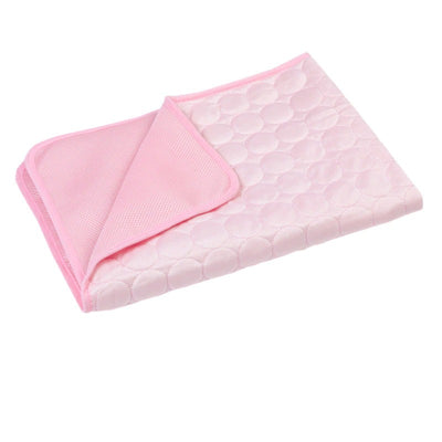 Dog Cooling Mat Cooling Pad For Pets Chilly Pad For Kennels, Crates, Cars, Indoor & Outdoor Ice Silk Mat Cooling Blanket Cushion Non - Toxic Breathable Sleep Bed Beach - 5 - CJ