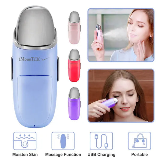 Nano Facial Mister Nano Cool Mist Facial Sprayer Portable Handy Face Steamer Moisturizing Massager USB Charge - 5 - CJ