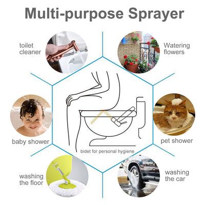 Toilet Spray Gun, Handheld Pet Bathing Equipment - 5 - CJ