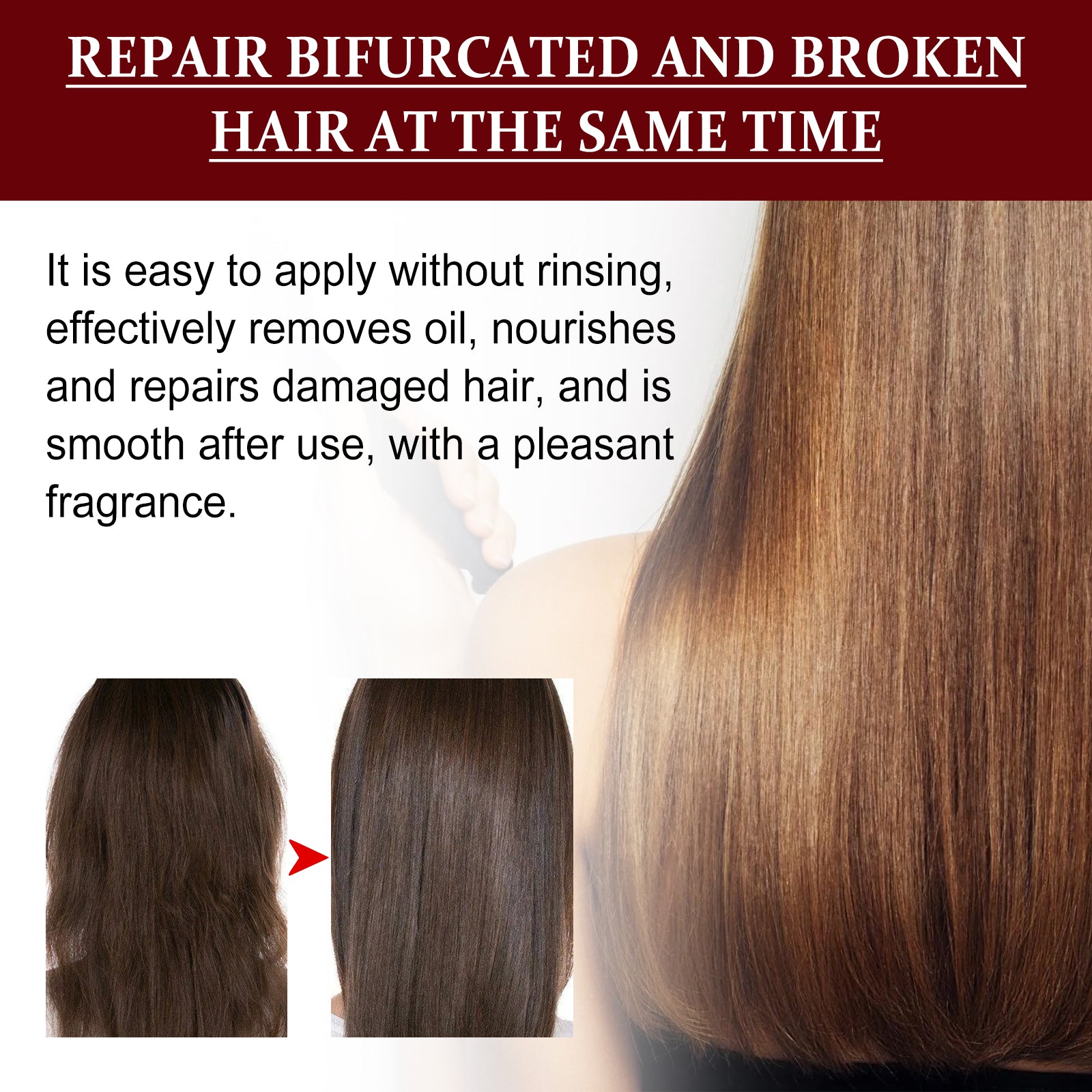 EELHOE Conditioning Serum Hair Repairing Moisturizing Fluffy Hair Leave - In Conditioning - 5 - CJ