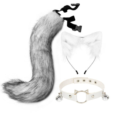 Ear Cat Tail Set Hair Hoop - 0 - CJ