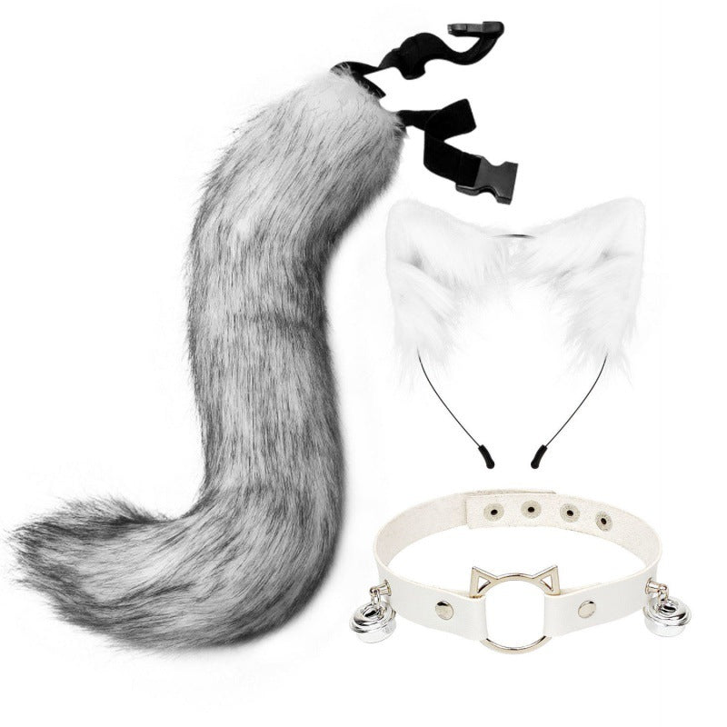 Ear Cat Tail Set Hair Hoop - 0 - CJ