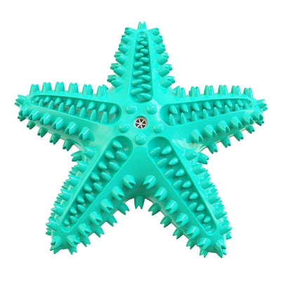 Dog Toys For Large Dogs Tooth Cleaning Chew Funny Interactive Training Starfish Toy Accessories Squeaky Toys TPR Toys - 5 - CJ