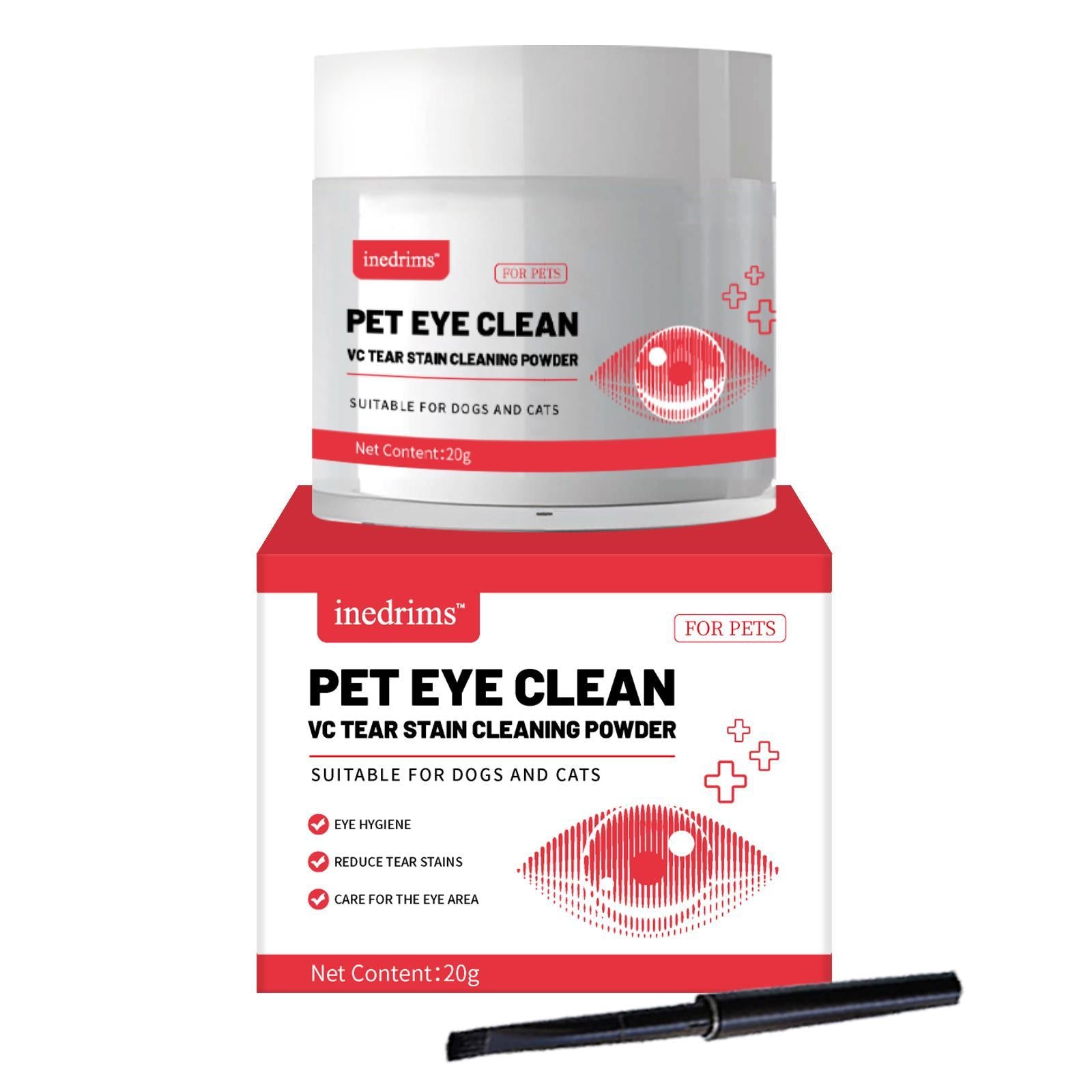 Pet Tear Stain Removal Powder - Natural And Gentle Formula, Eye And Fur Care, Tear Stain Removal And Brightening, An Essential Product For Pet Eye Cleaning. - 5 - CJ