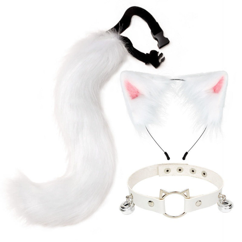 Ear Cat Tail Set Hair Hoop - 0 - CJ